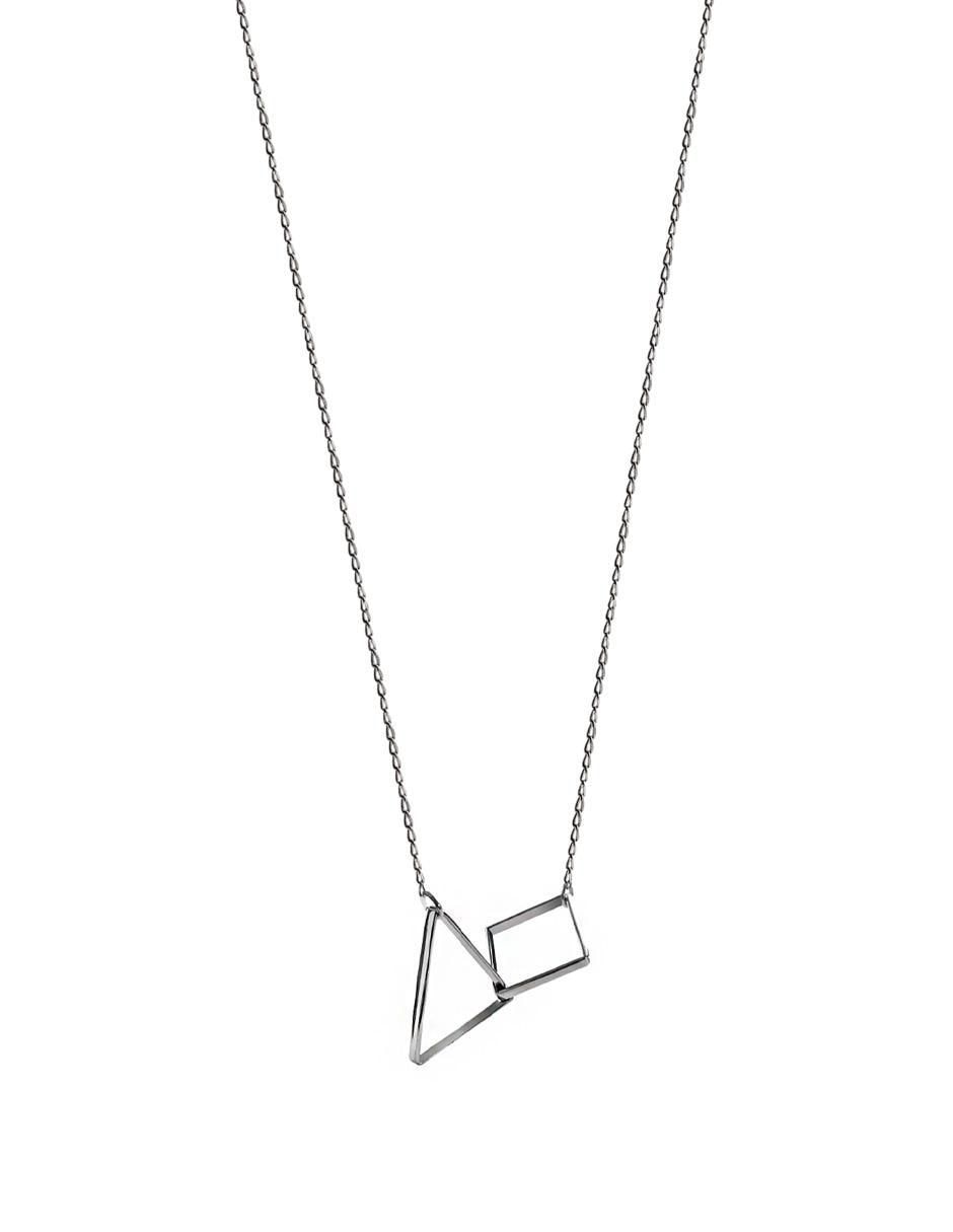 Collar cuadrada Enrique Garcia de plata P 925 3