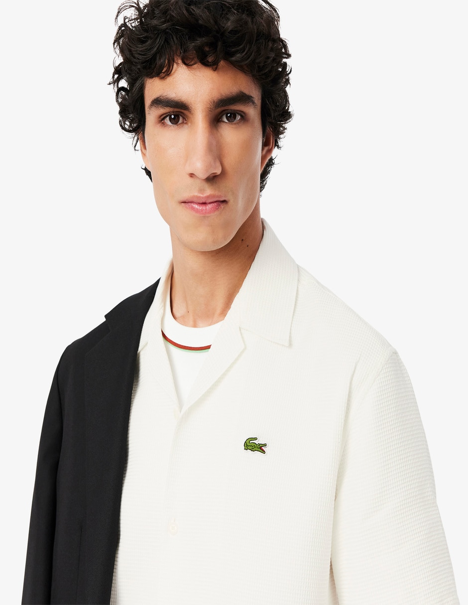 Camisa casual de algodón manga corta para hombre 2