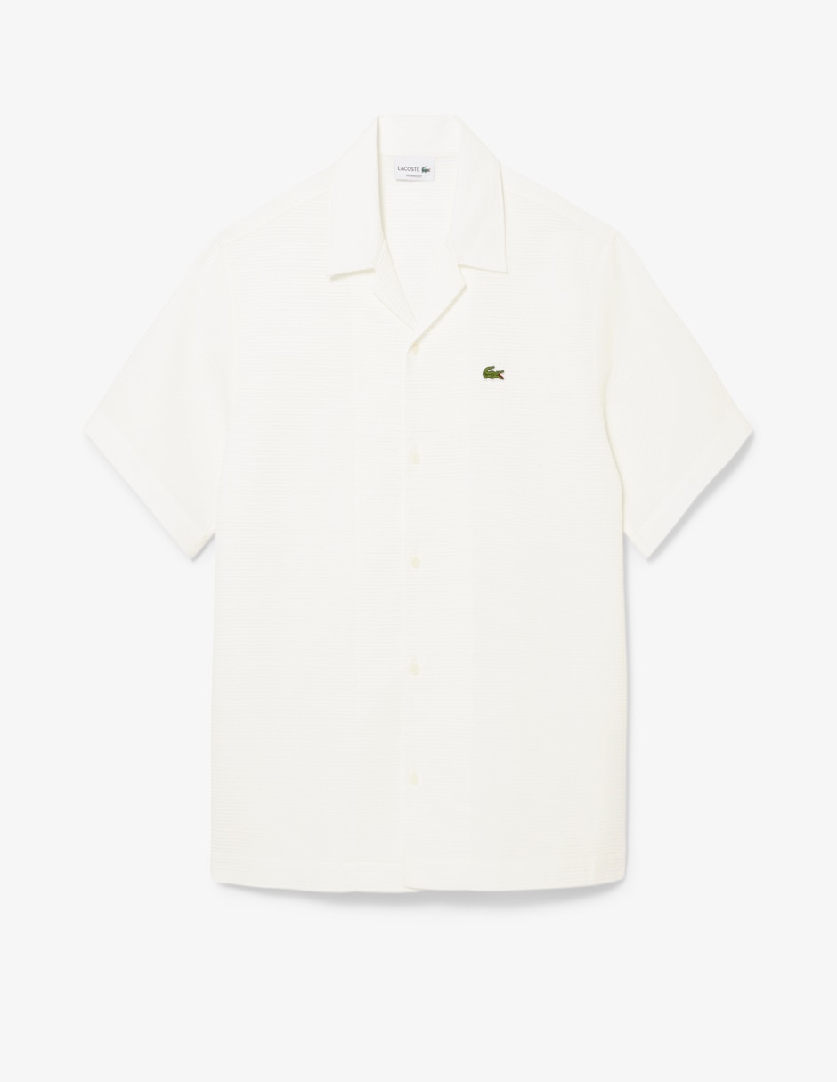 Camisa casual de algodón manga corta para hombre 4