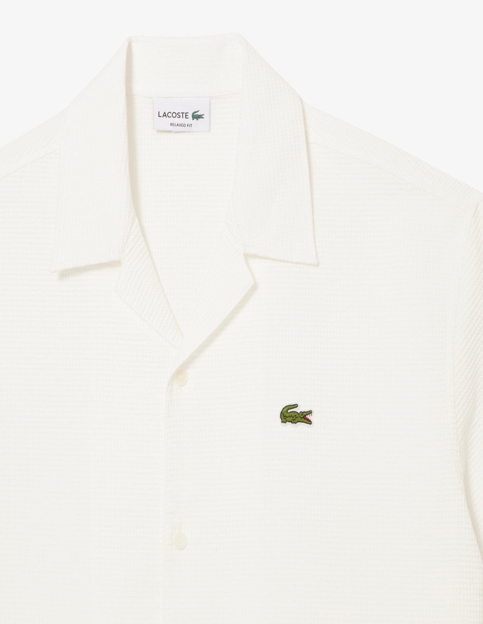 Camisa casual de algodón manga corta para hombre 5