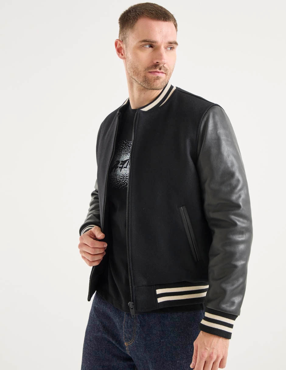 Chamarra bomber The Kooples con bolsillos para hombre