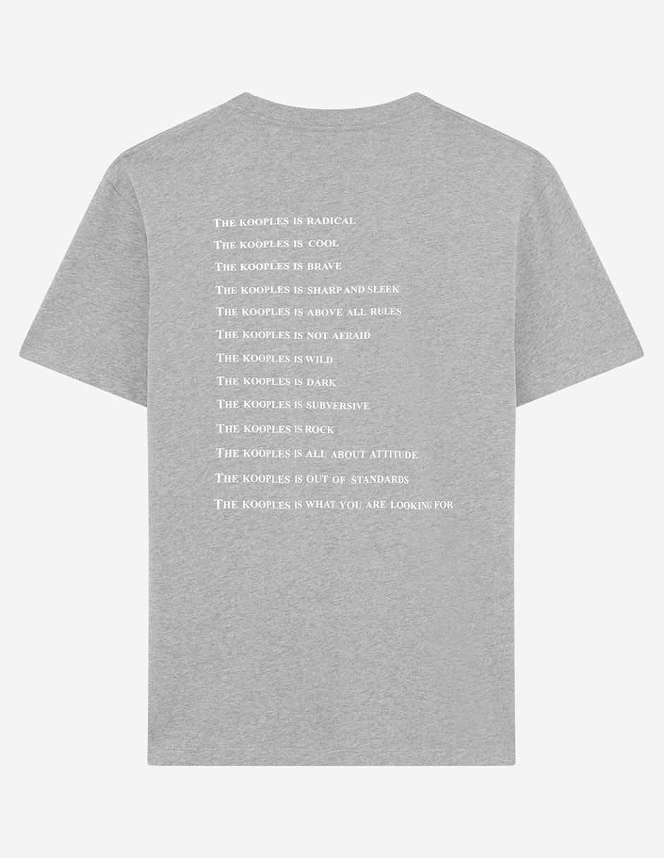 Playera cuello redondo para hombre