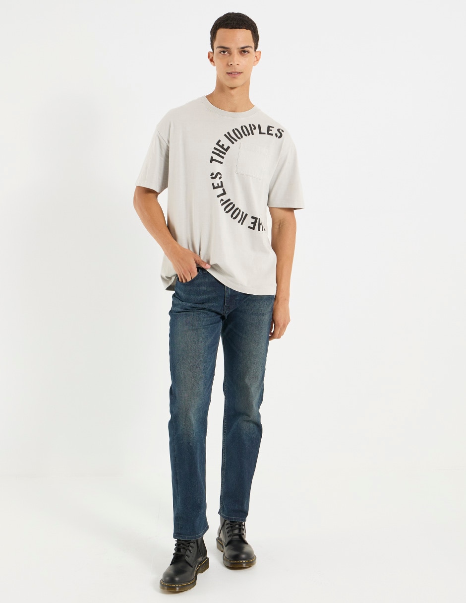 Playera cuello redondo para hombre