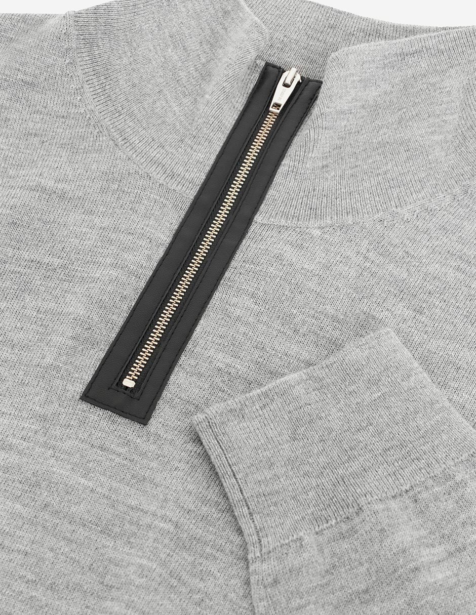 Suéter cuello con cierre para hombre 6