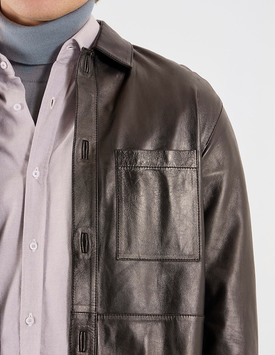 Sobrecamisa casual The Kooples manga larga para hombre