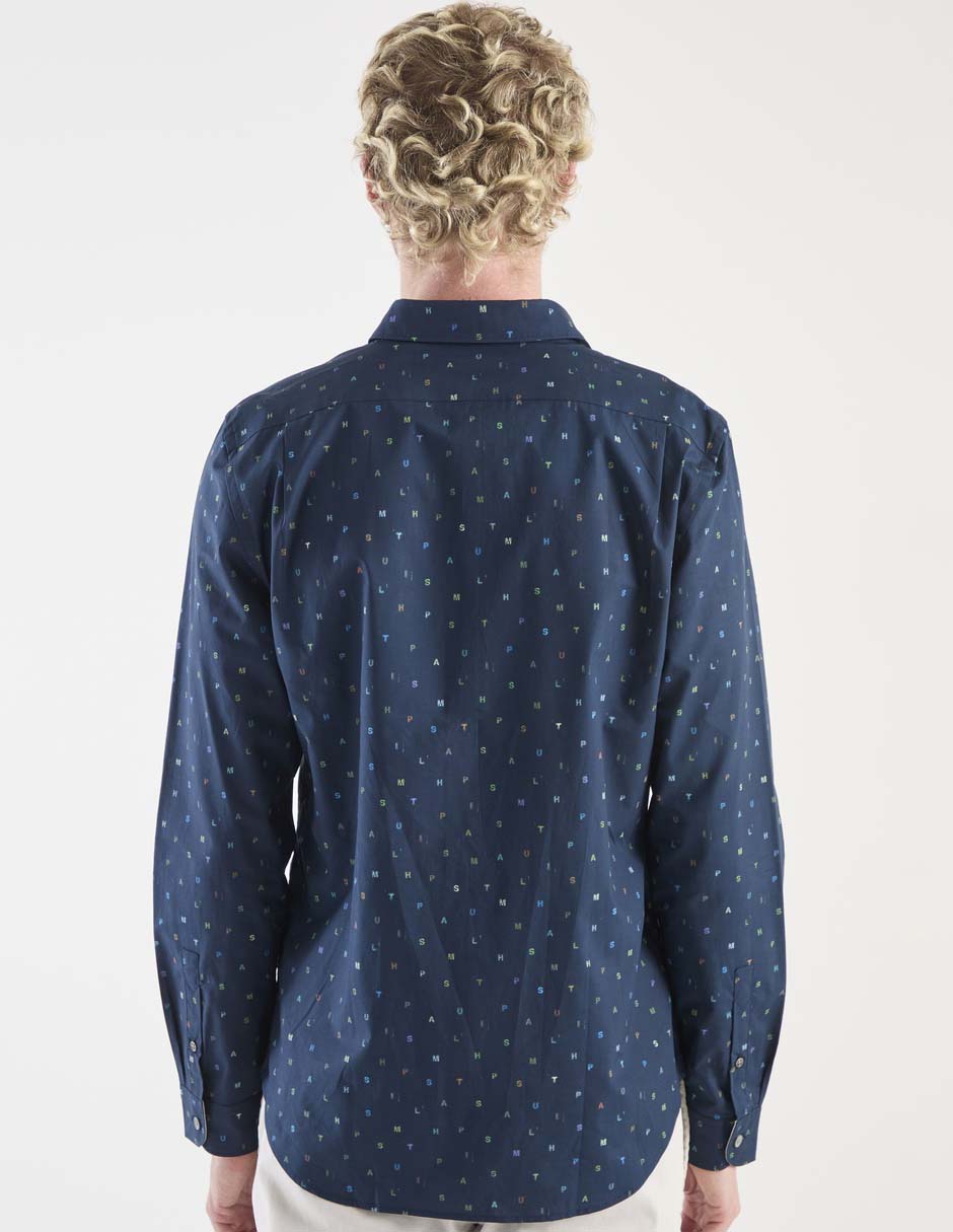 Camisa casual de algodón manga larga para hombre 5
