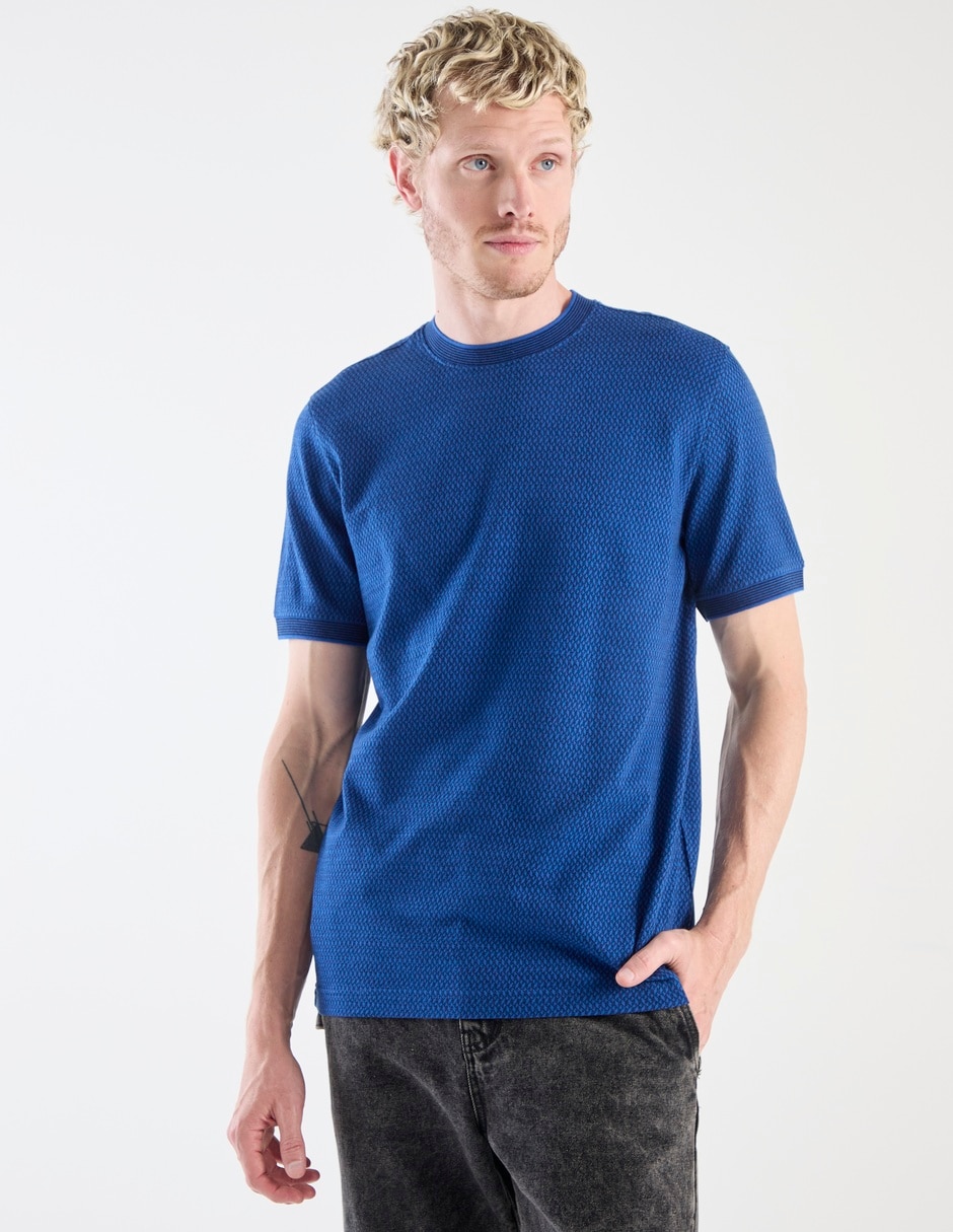 Playera cuello redondo para hombre