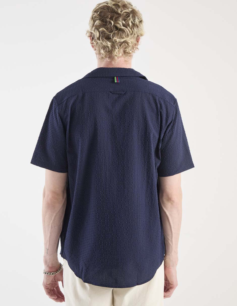 Camisa casual de algodón manga corta para hombre 4