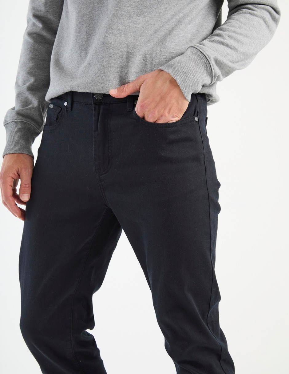 Pantalón regular de algodón para hombre 7