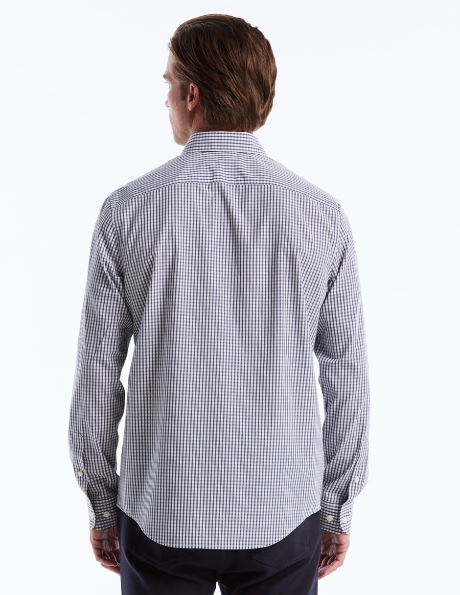 Camisa casual de algodón manga larga para hombre 3