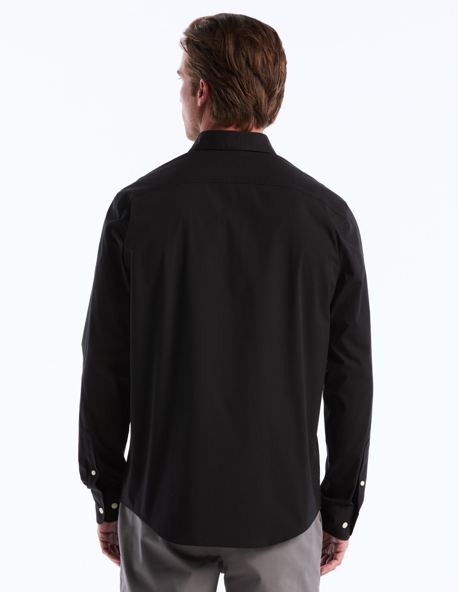 Camisa casual Original Penguin de algodón manga larga para hombre