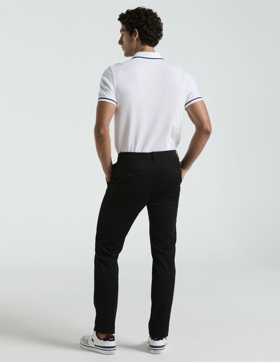 Pantalón chino regular Original Penguin de algodón para hombre