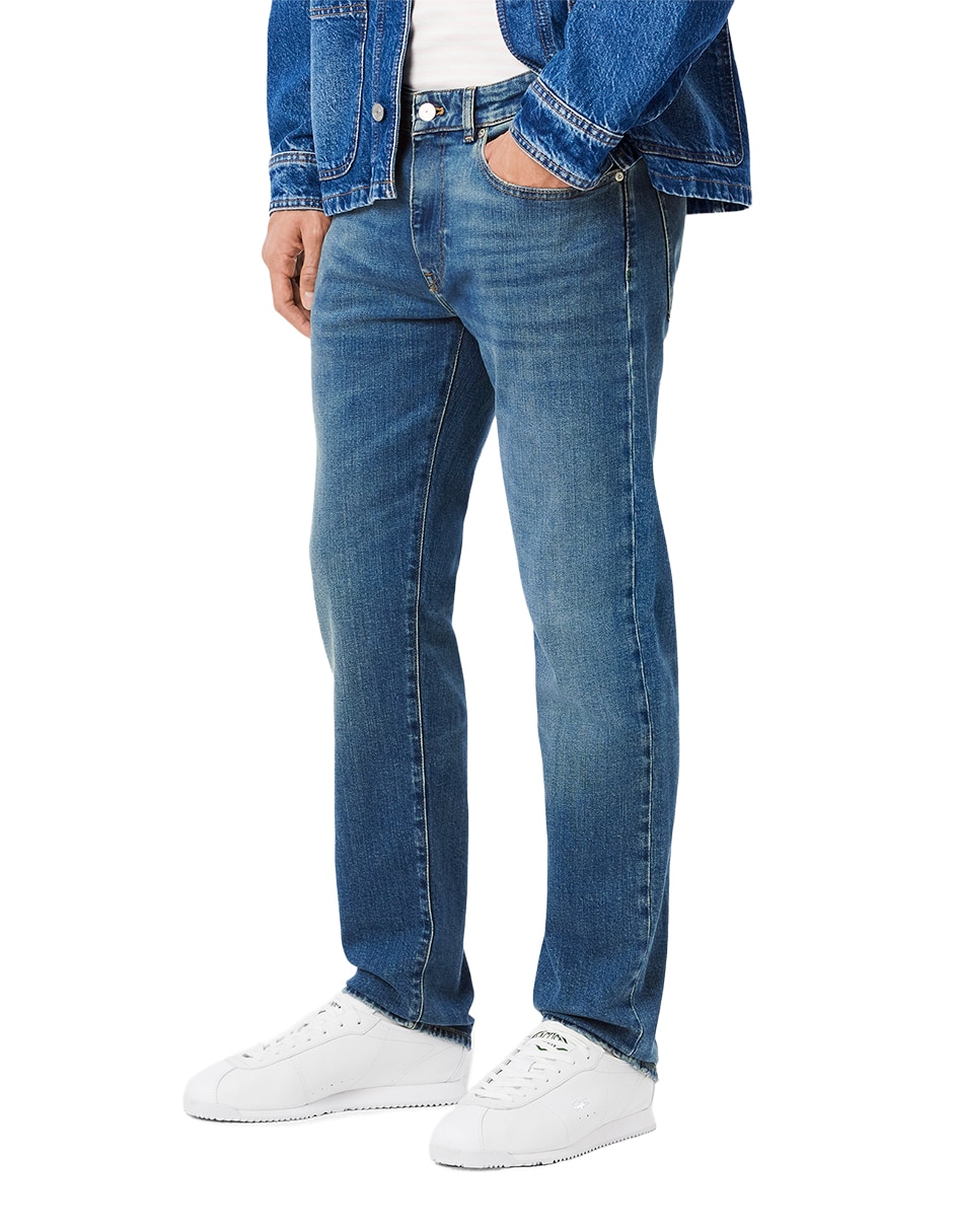 Jeans slim lavado stone wash para hombre Jeans slim lavado stone wash para hombre