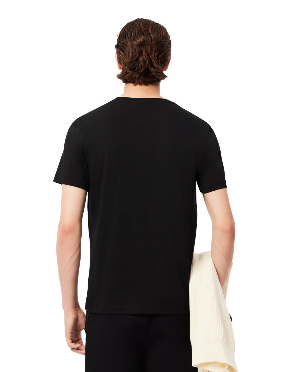Playera Lacoste core essentials cuello v para hombre