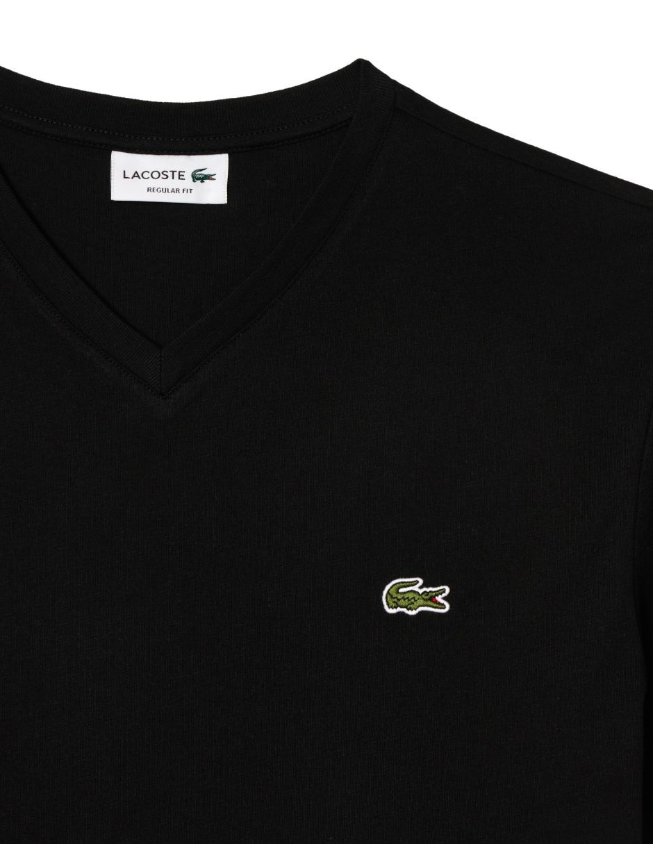 Playera Lacoste core essentials cuello v para hombre