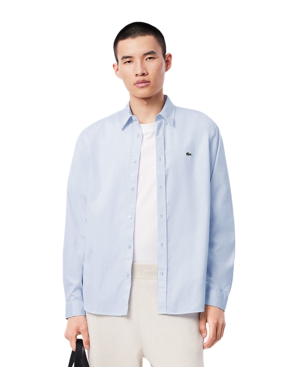 Camisa casual de algodón manga larga para hombre Camisa casual de algodón manga larga para hombre