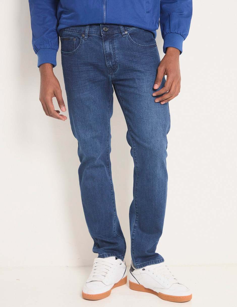 Jeans slim lavado medio para hombre Jeans slim lavado medio para hombre