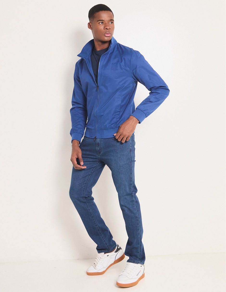 Jeans slim lavado medio para hombre 3