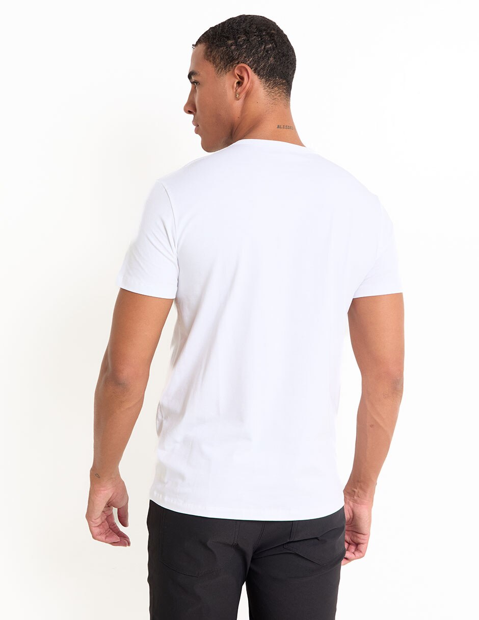 Playera cuello redondo para hombre 2