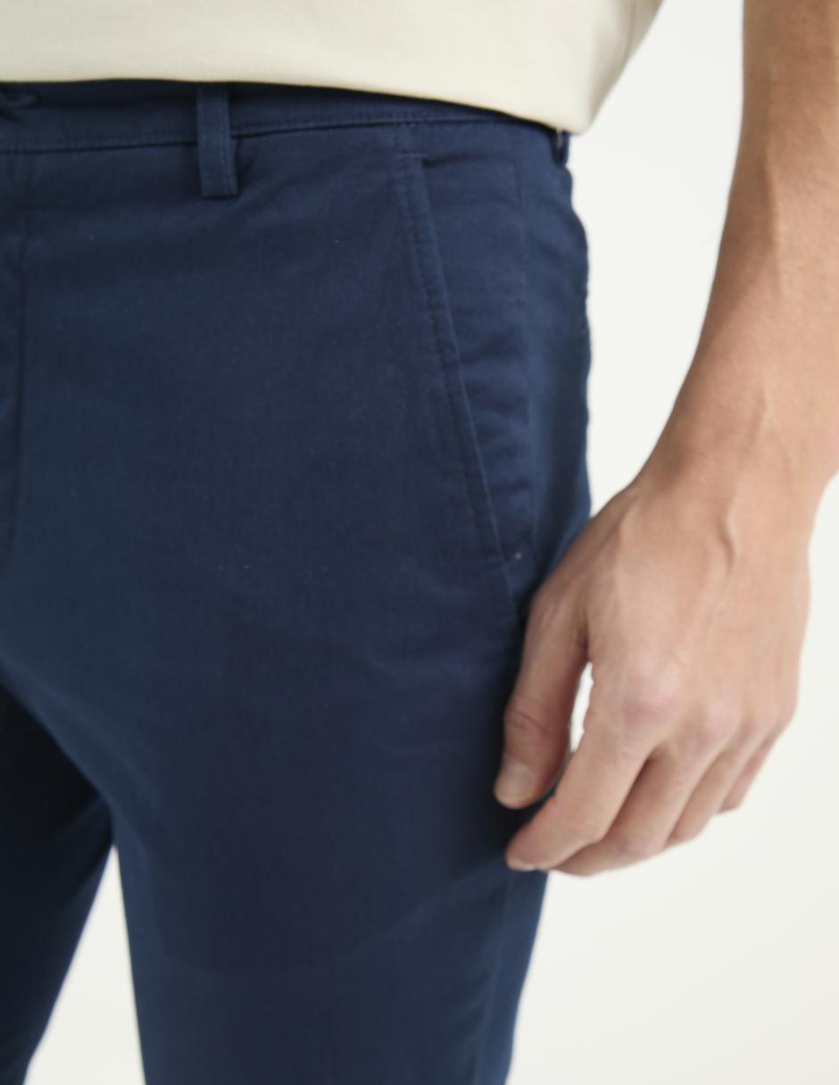 Pantalón chino slim Scappino de algodón para hombre