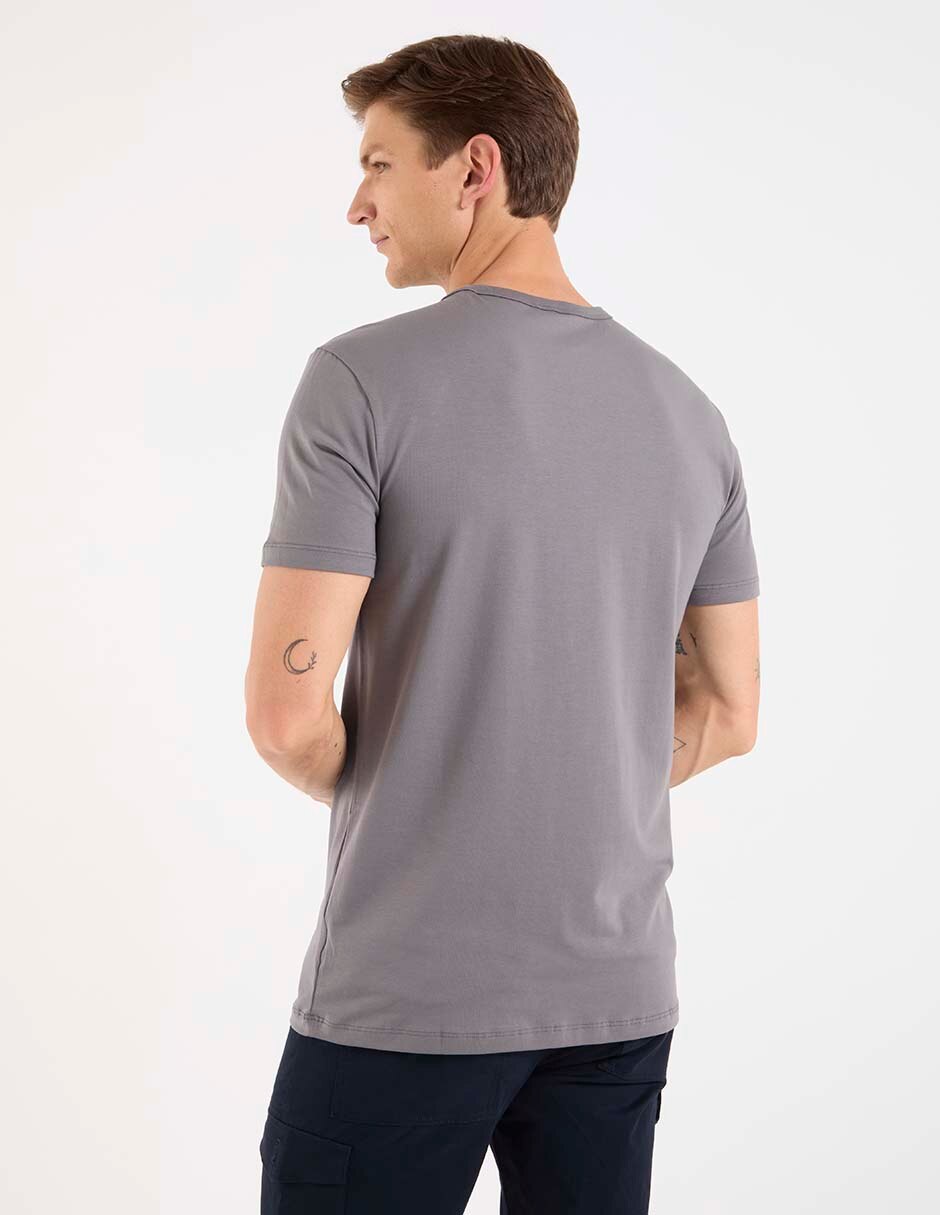 Playera cuello redondo para hombre 2