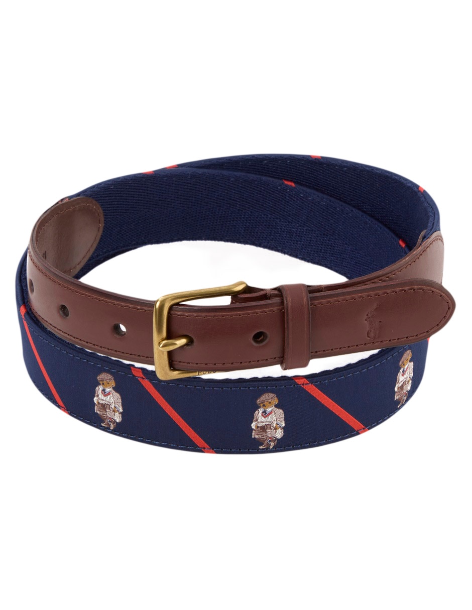 Cinturón Polo Rl de cuero para hombre