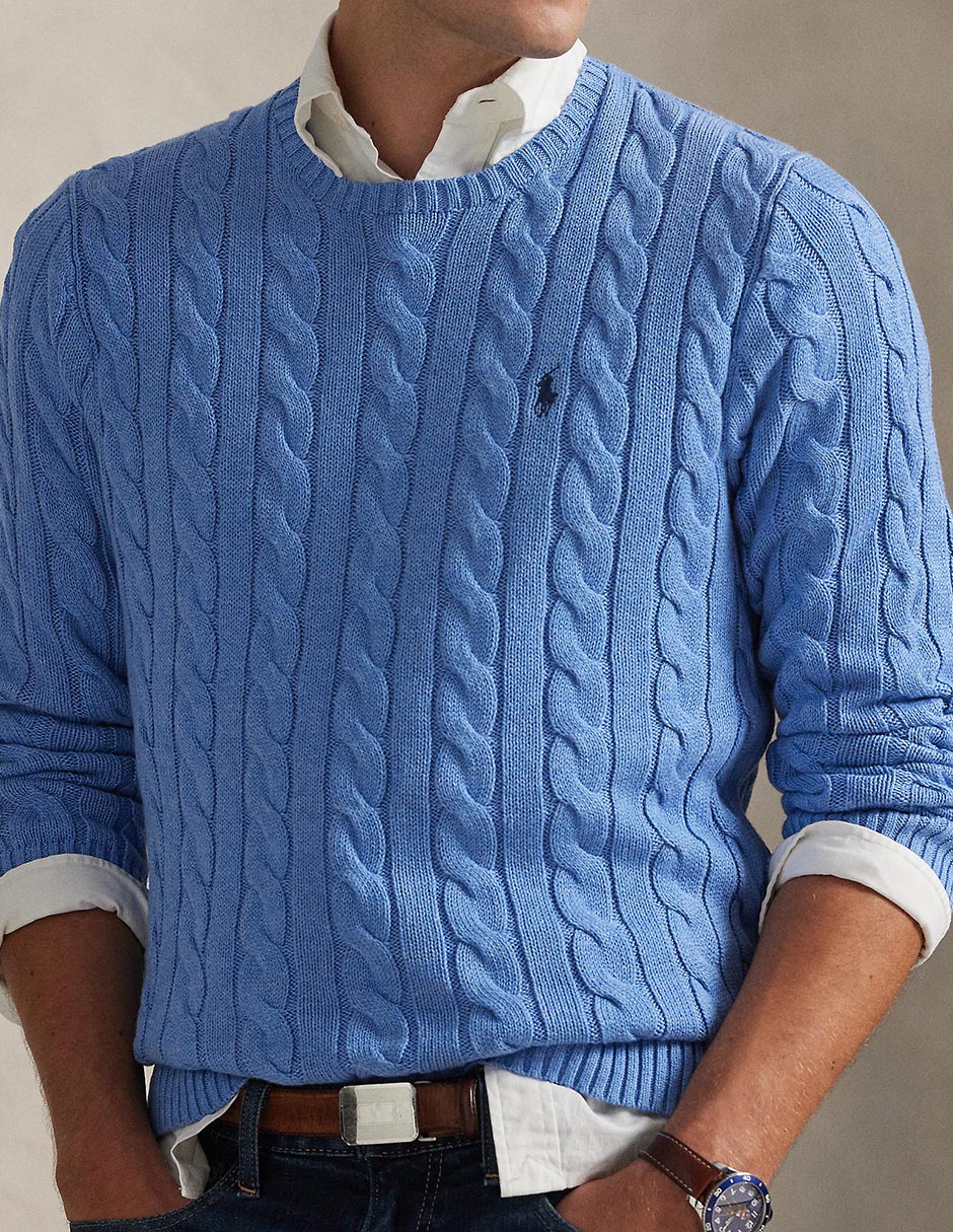 Suéter Polo Rl cuello redondo para hombre 2