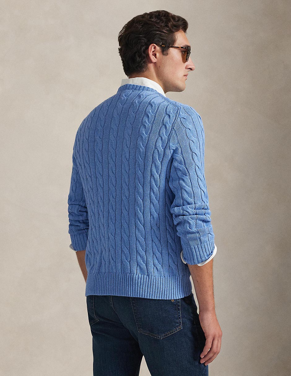 Suéter Polo Rl cuello redondo para hombre 4