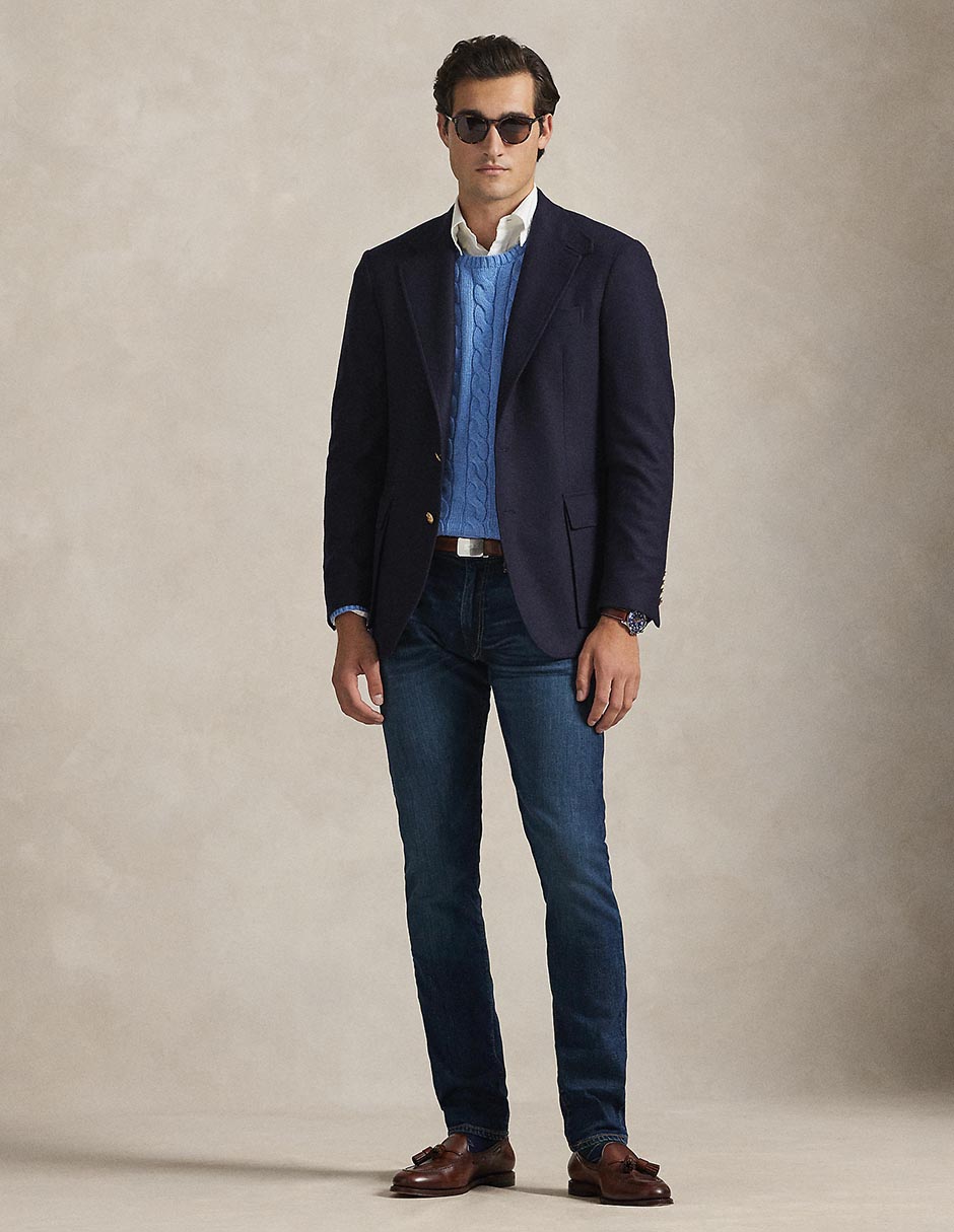 Suéter Polo Rl cuello redondo para hombre 5
