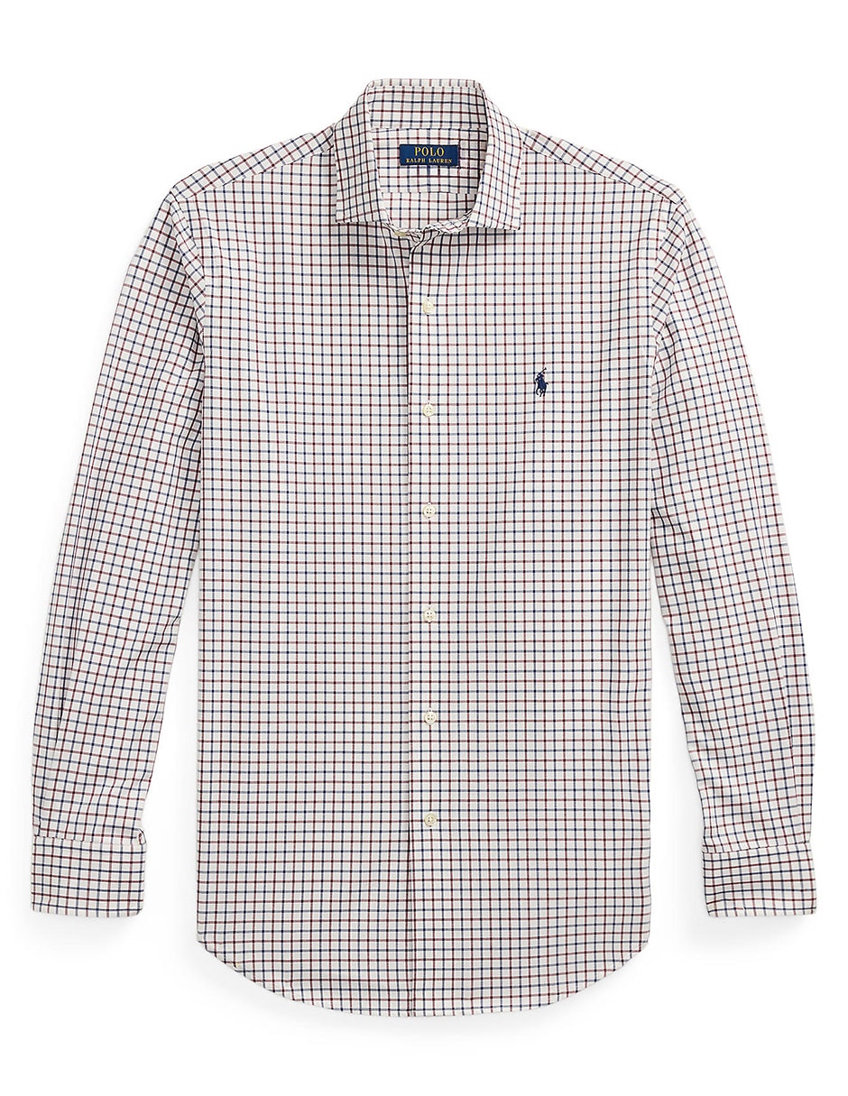 Camisa casual de algodón manga larga para hombre