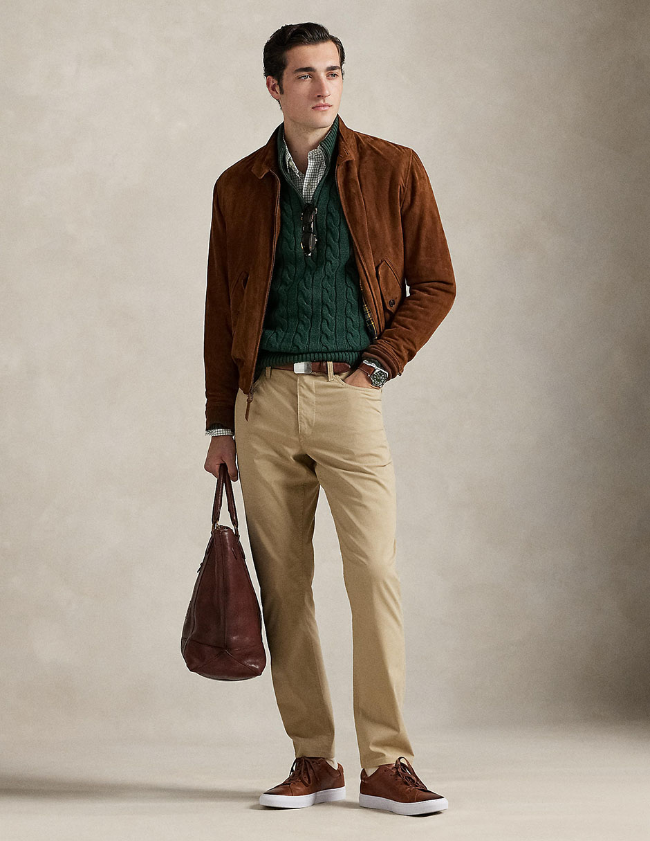 Pantalón straight de algodón para hombre 3