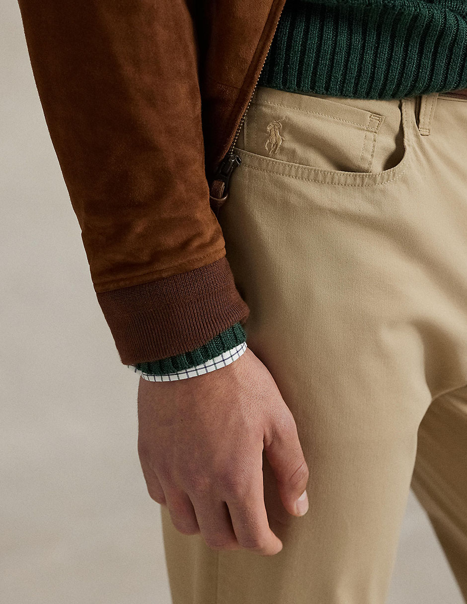 Pantalón straight de algodón para hombre 2