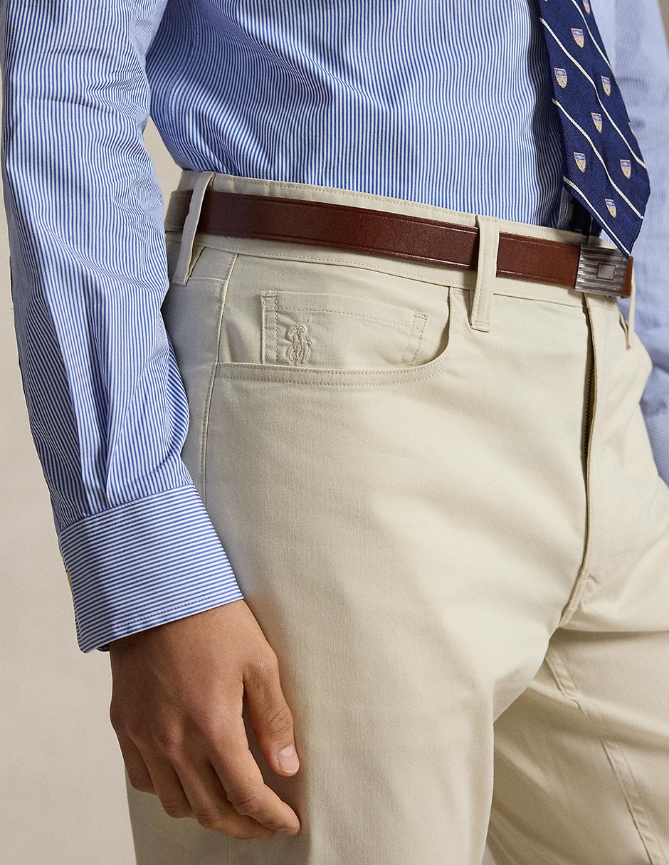 Pantalón recto Polo Ralph Lauren de algodón para hombre