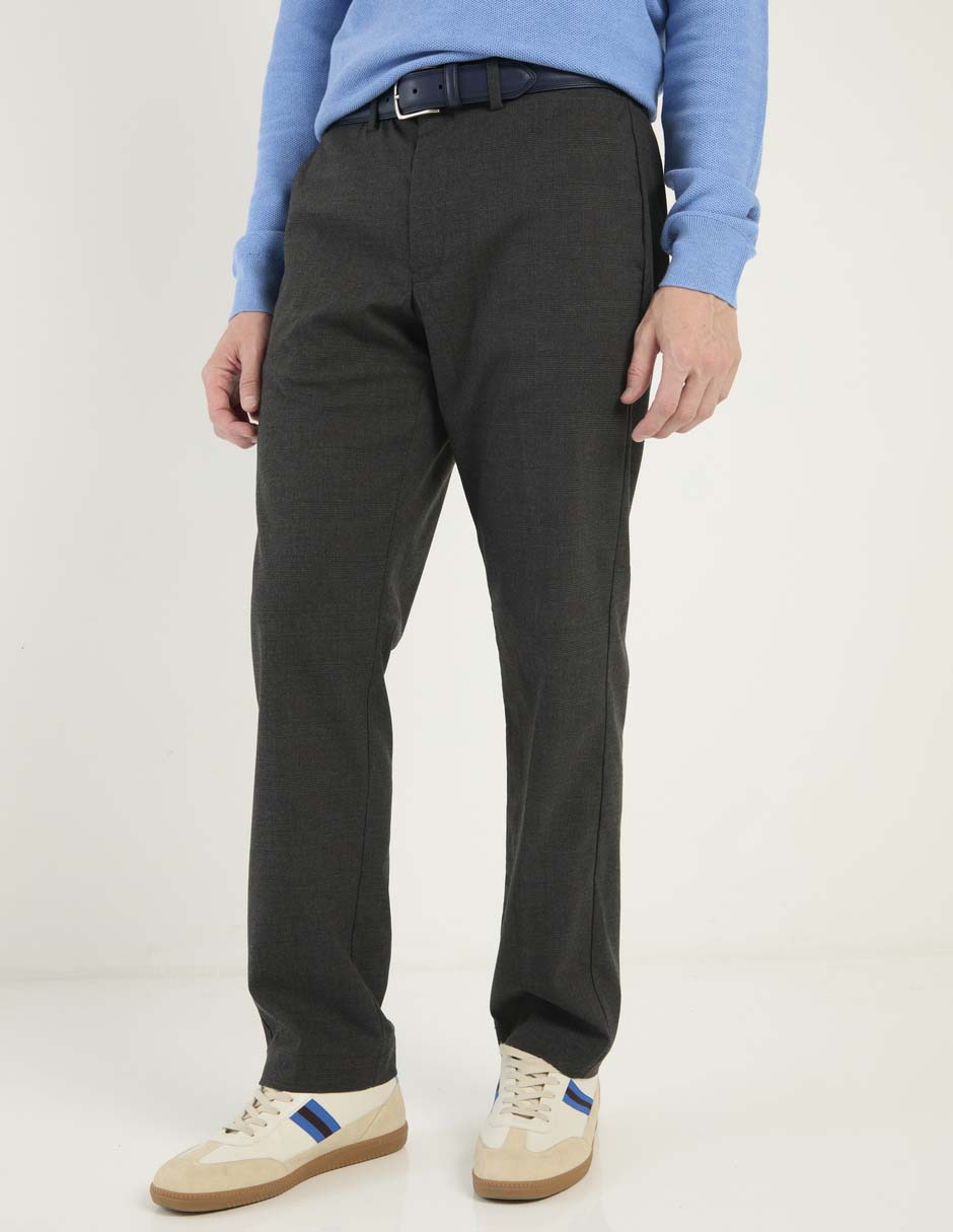 Pantalón recto de algodón para hombre
