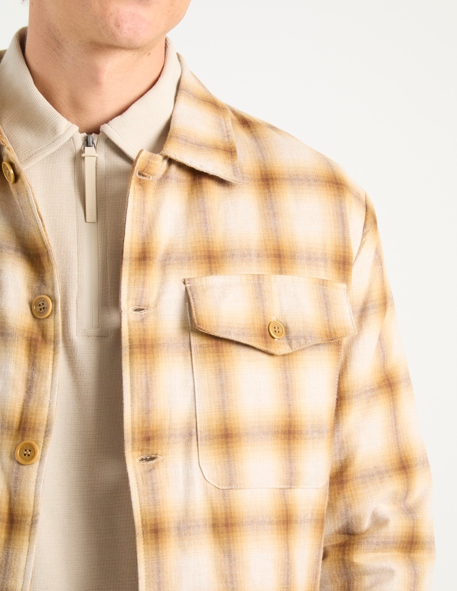 Camisa casual de algodón manga larga para hombre 2