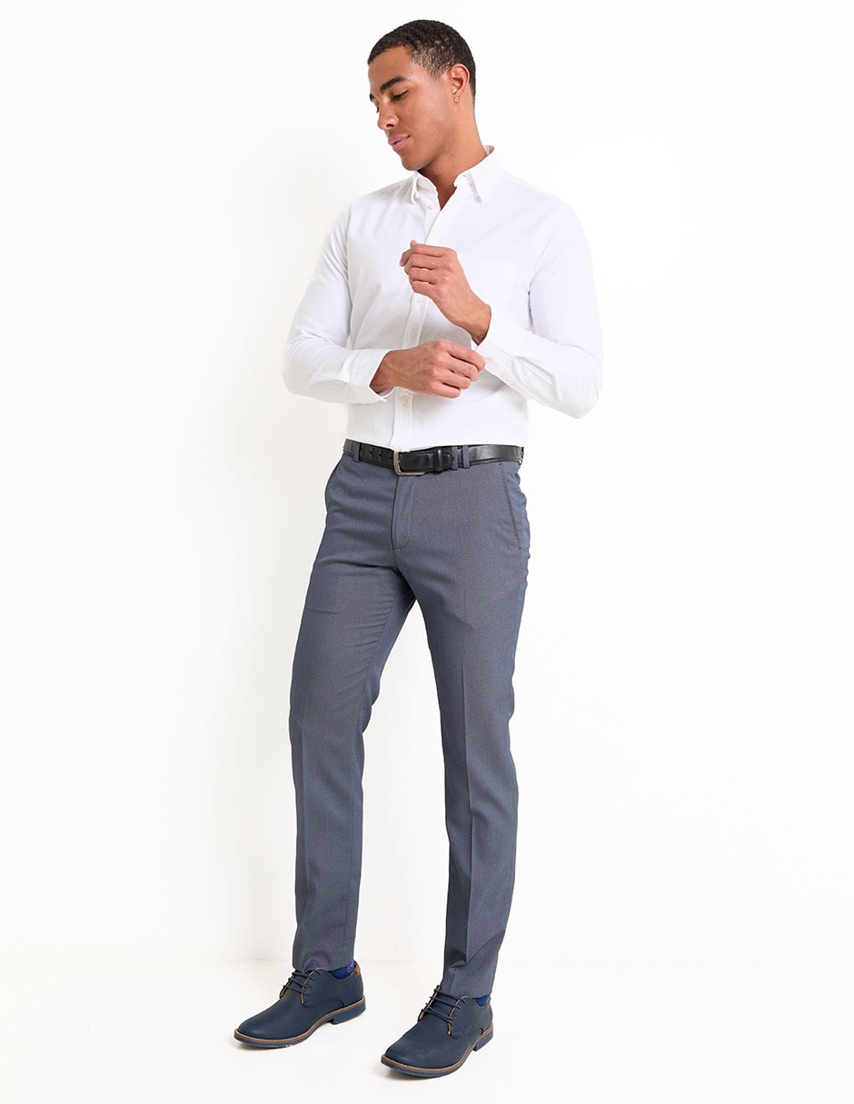 Camisa casual de algodón manga larga para hombre 7