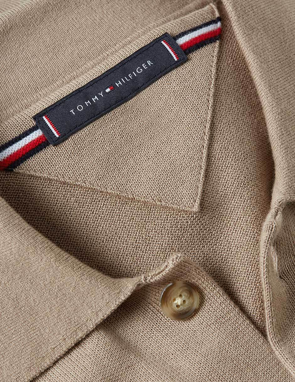 Suéter Tommy Hilfiger cuello camisero para hombre