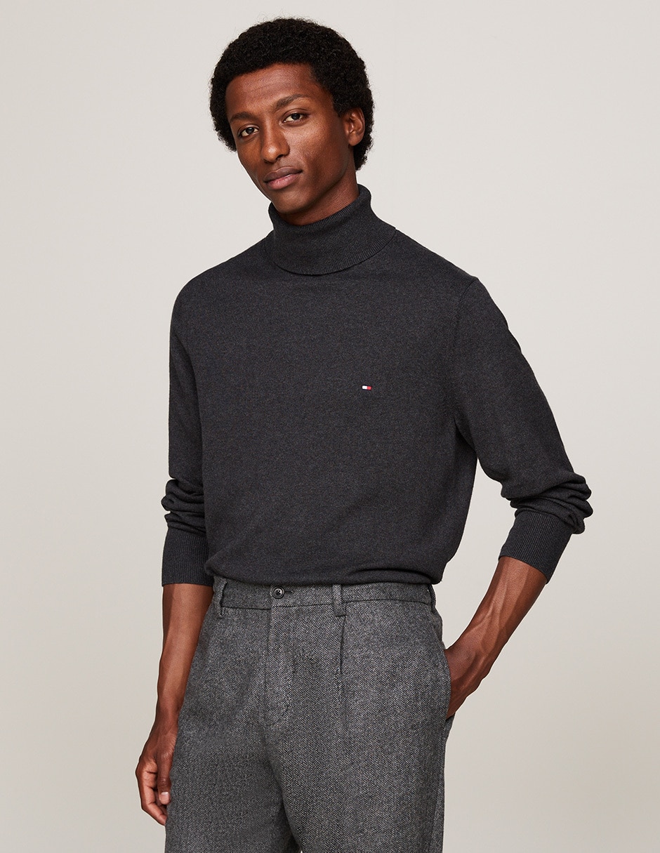 Suéter cuello alto para hombre 1
