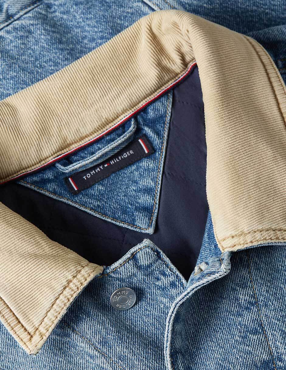 Chamarra casual Tommy Hilfiger con bolsillos para hombre