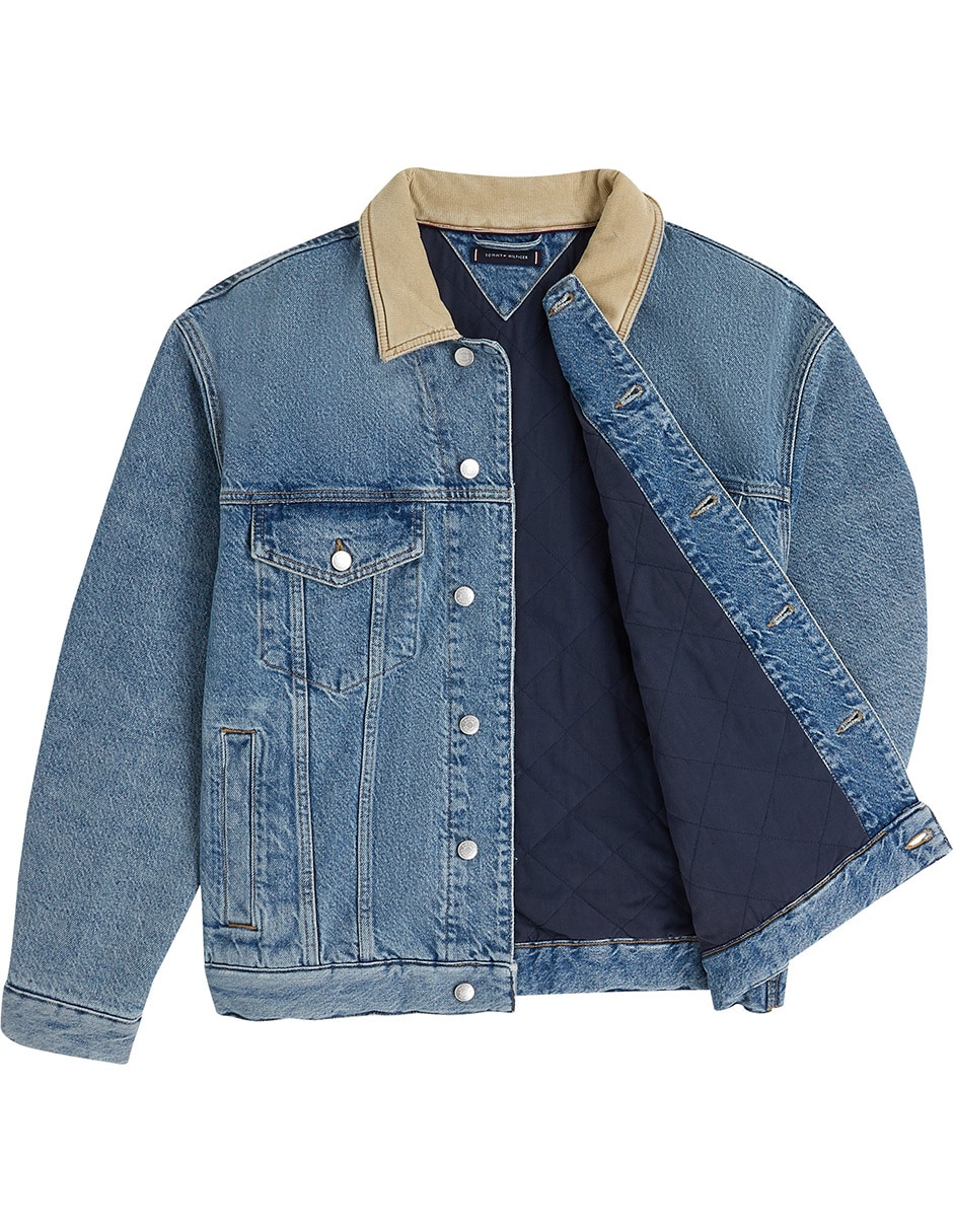 Chamarra casual Tommy Hilfiger con bolsillos para hombre
