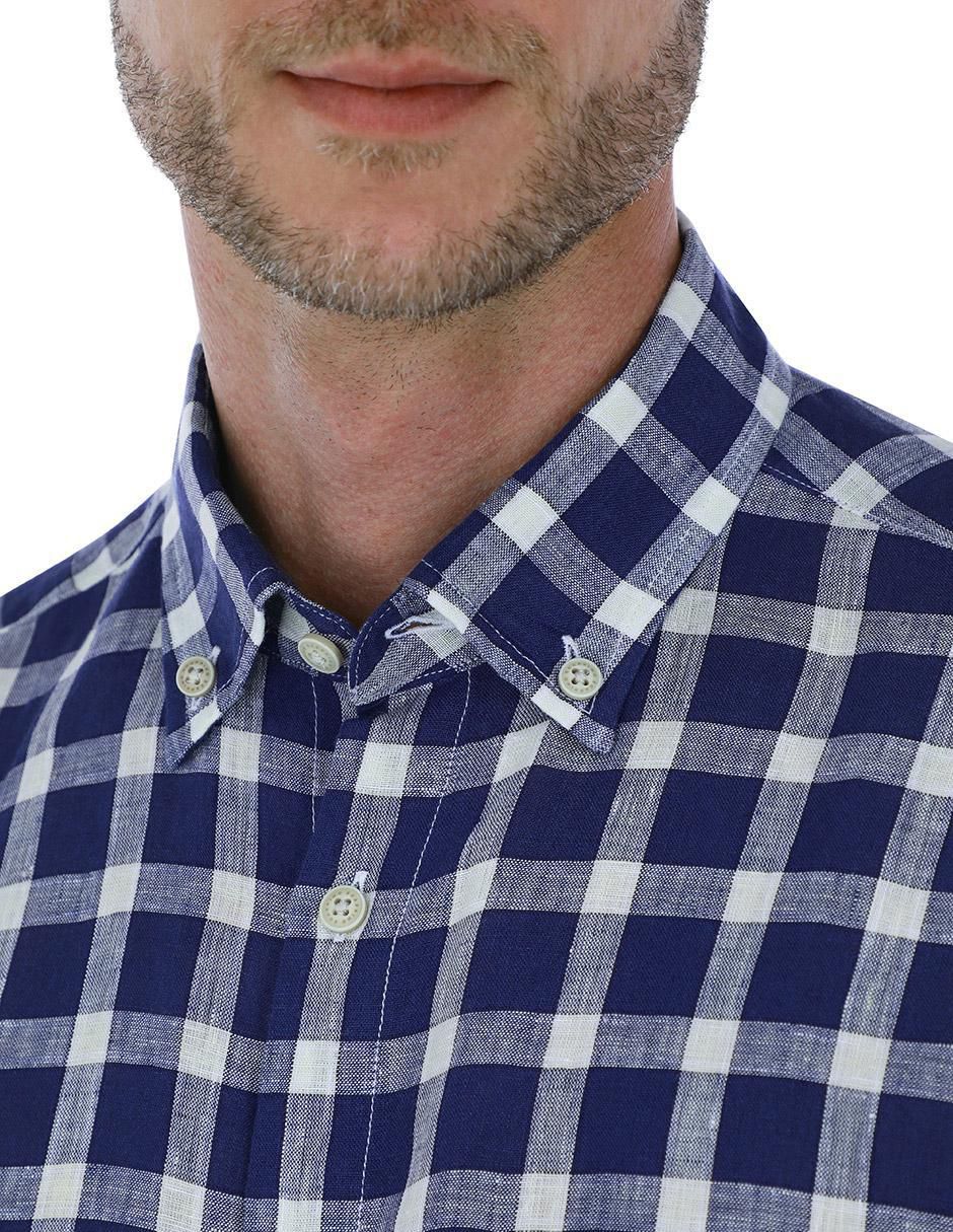Camisa casual manga larga para hombre 2