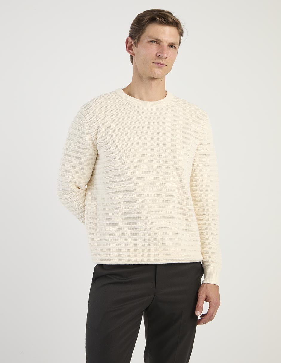 Suéter cuello redondo para hombre Suéter cuello redondo para hombre