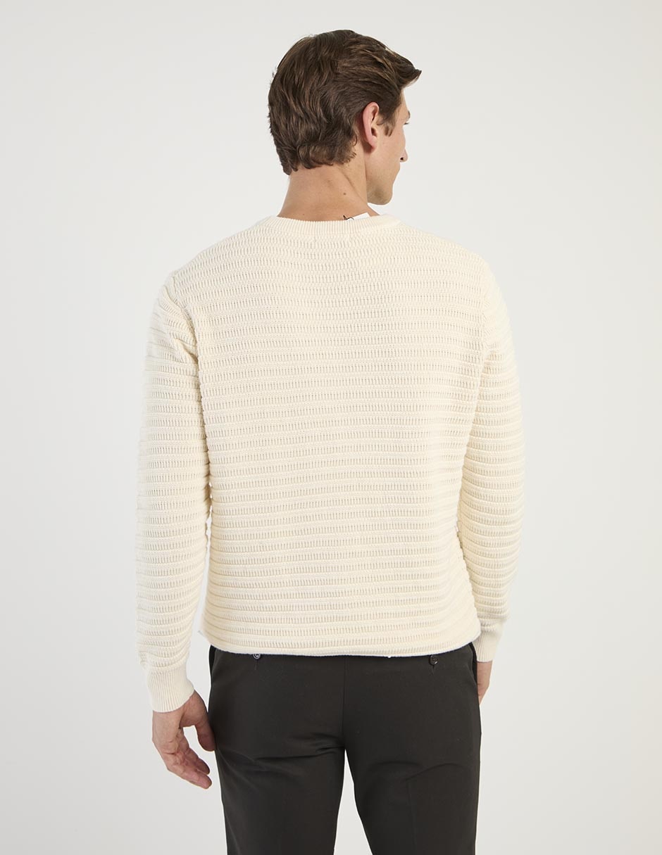 Suéter cuello redondo para hombre 4
