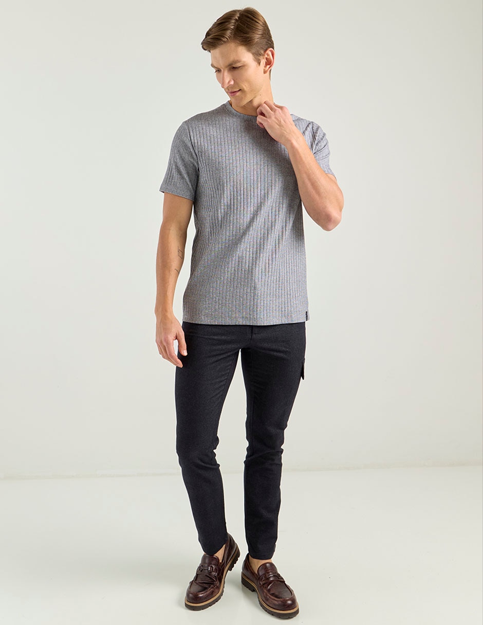Pantalón slim de algodón para hombre 6