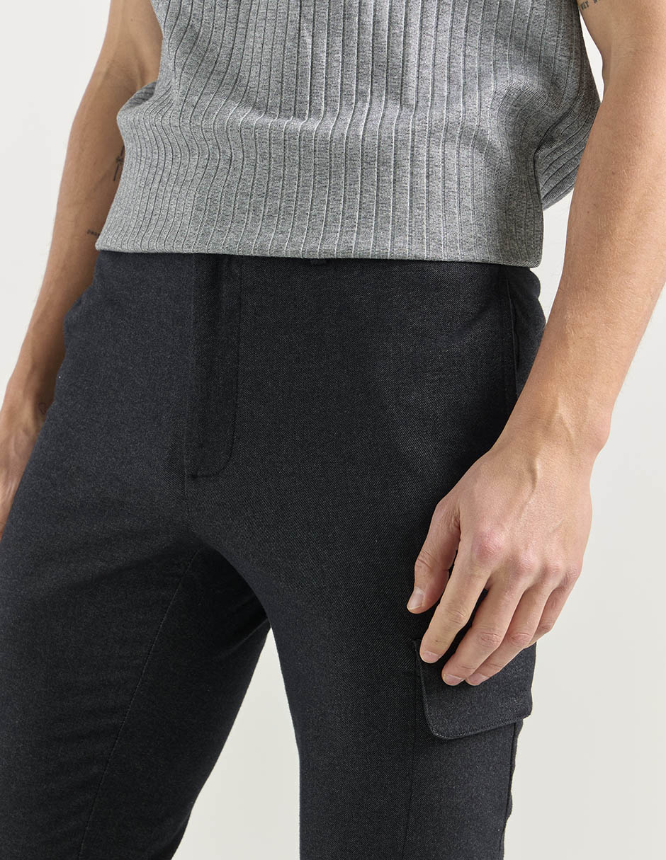 Pantalón slim de algodón para hombre 7