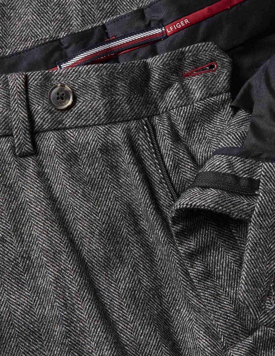Pantalón regular de lana para hombre 6