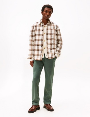 Pantalón regular de algodón para hombre 1