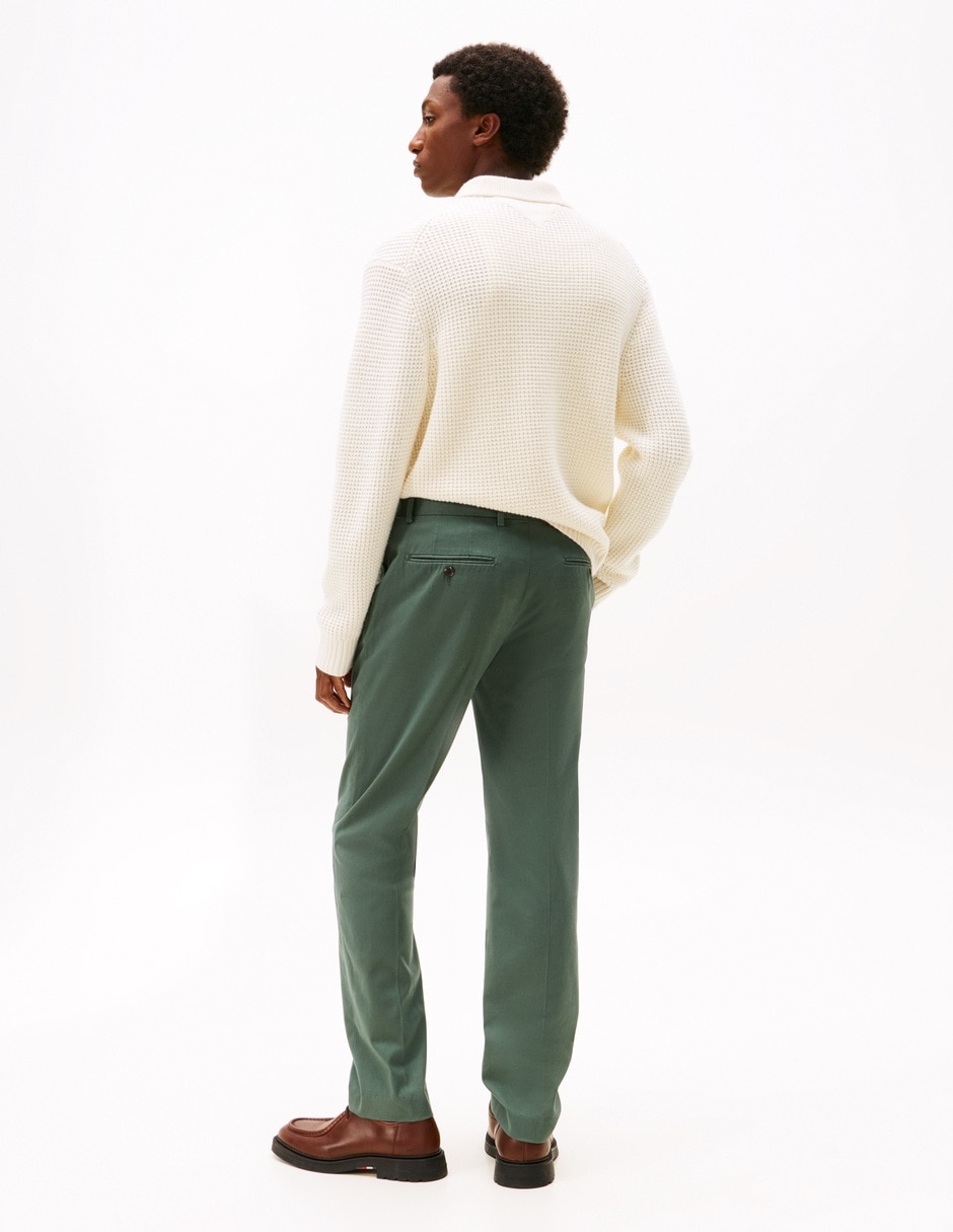 Pantalón regular de algodón para hombre 5