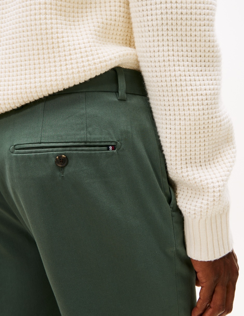 Pantalón regular de algodón para hombre 6