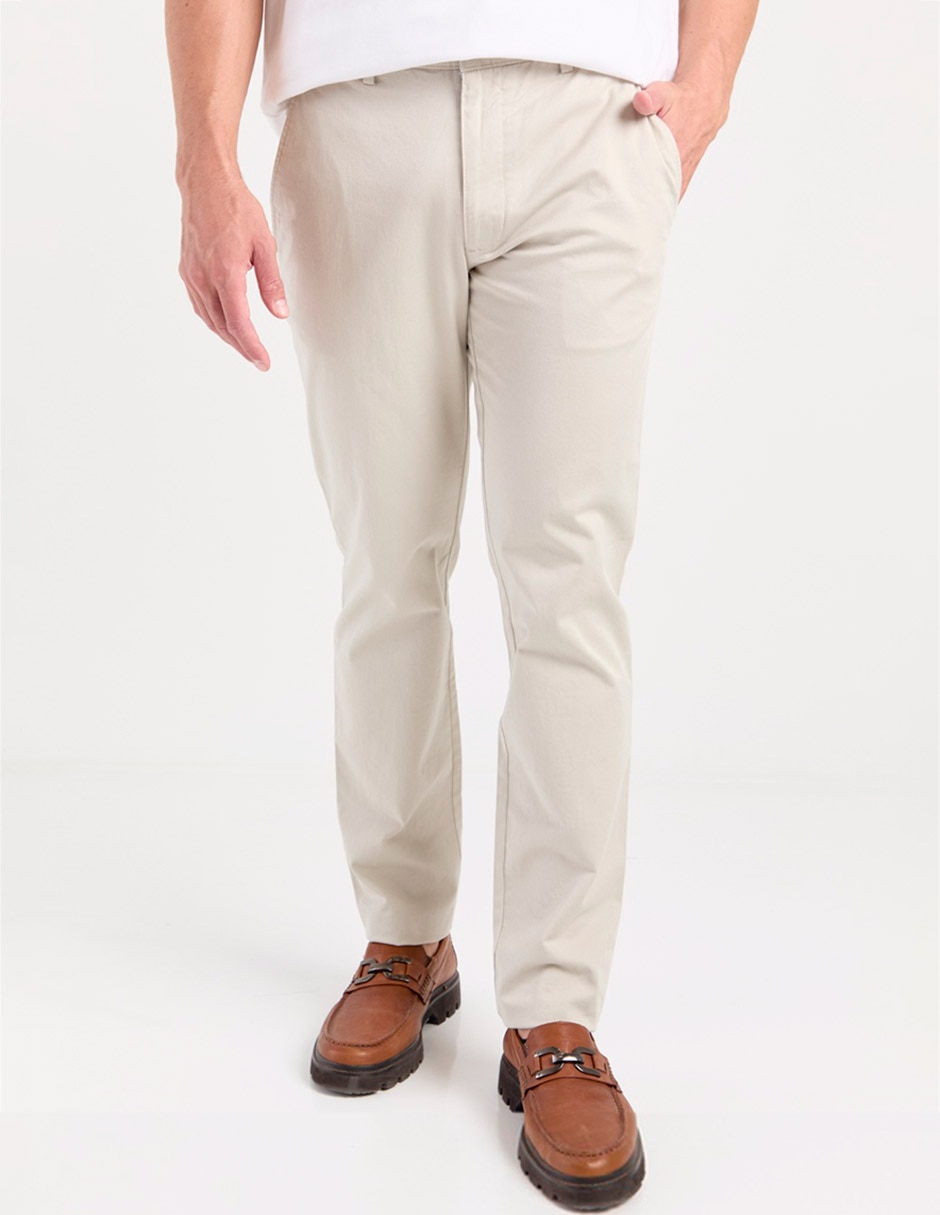 Pantalón recto de algodón para hombre 1
